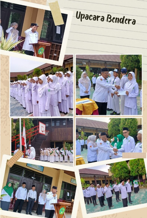 Kepala Kankemenag Kukar Pimpin Upacara di MTsN 1 Kukar