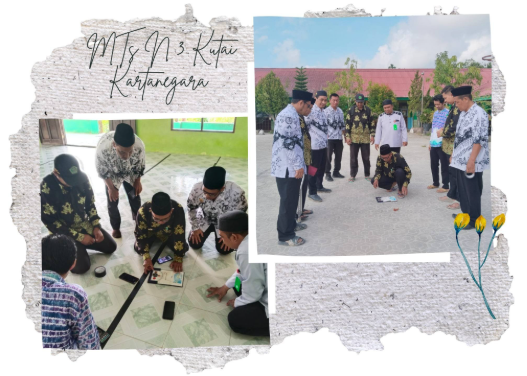 Perhitungan Arah Kiblat di Musala Baitul Ilmi dan Lapangan MTsN 3 Kukar