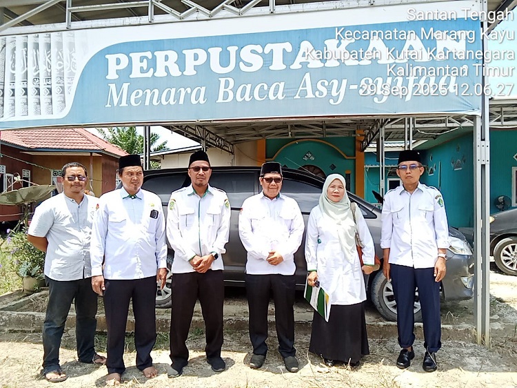Bimas Islam Kemenag Kukar, Monitoring Perpustakaan Masjid Asy Syifaa
