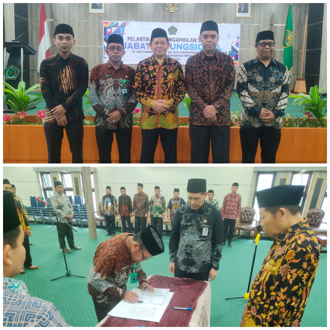 Pelantikan Pejabat Kemenag Kaltim, Wujud Organisasi yang Sehat